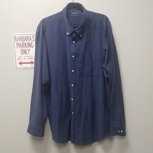 HATHAWAY SPORT Silk/Cotton Long Sleeve Shirt SZ XXL